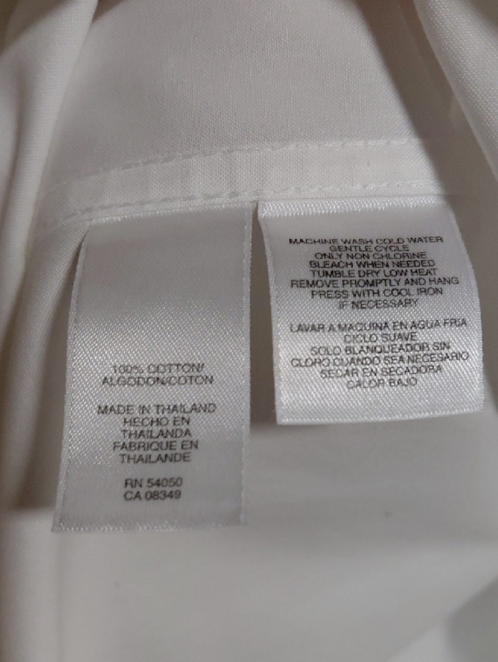 Jones New York White Button-Up Blouse - Picture 6 of 6